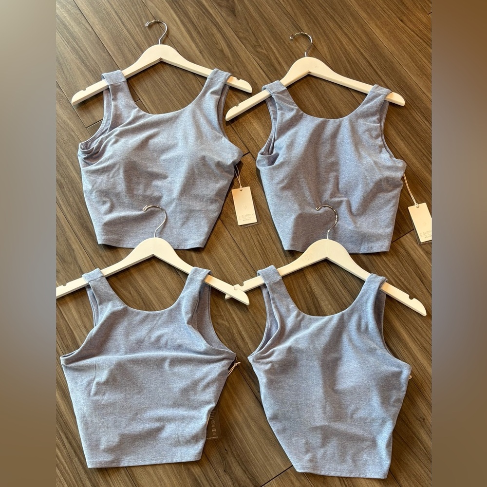 Z supply blue Heather top